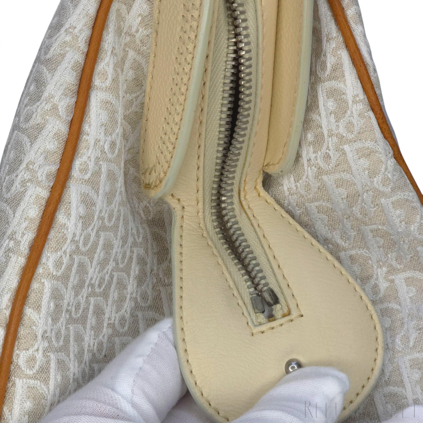 Vintage Large Diorissimo Trotter Canvas My Dior Frame Pocket handbag