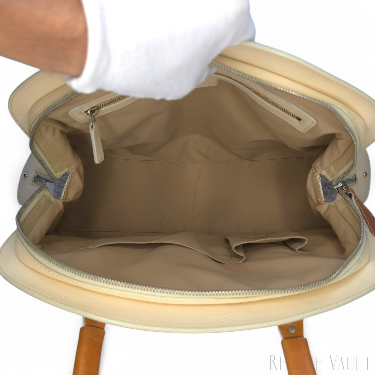 Vintage Large Diorissimo Trotter Canvas My Dior Frame Pocket handbag