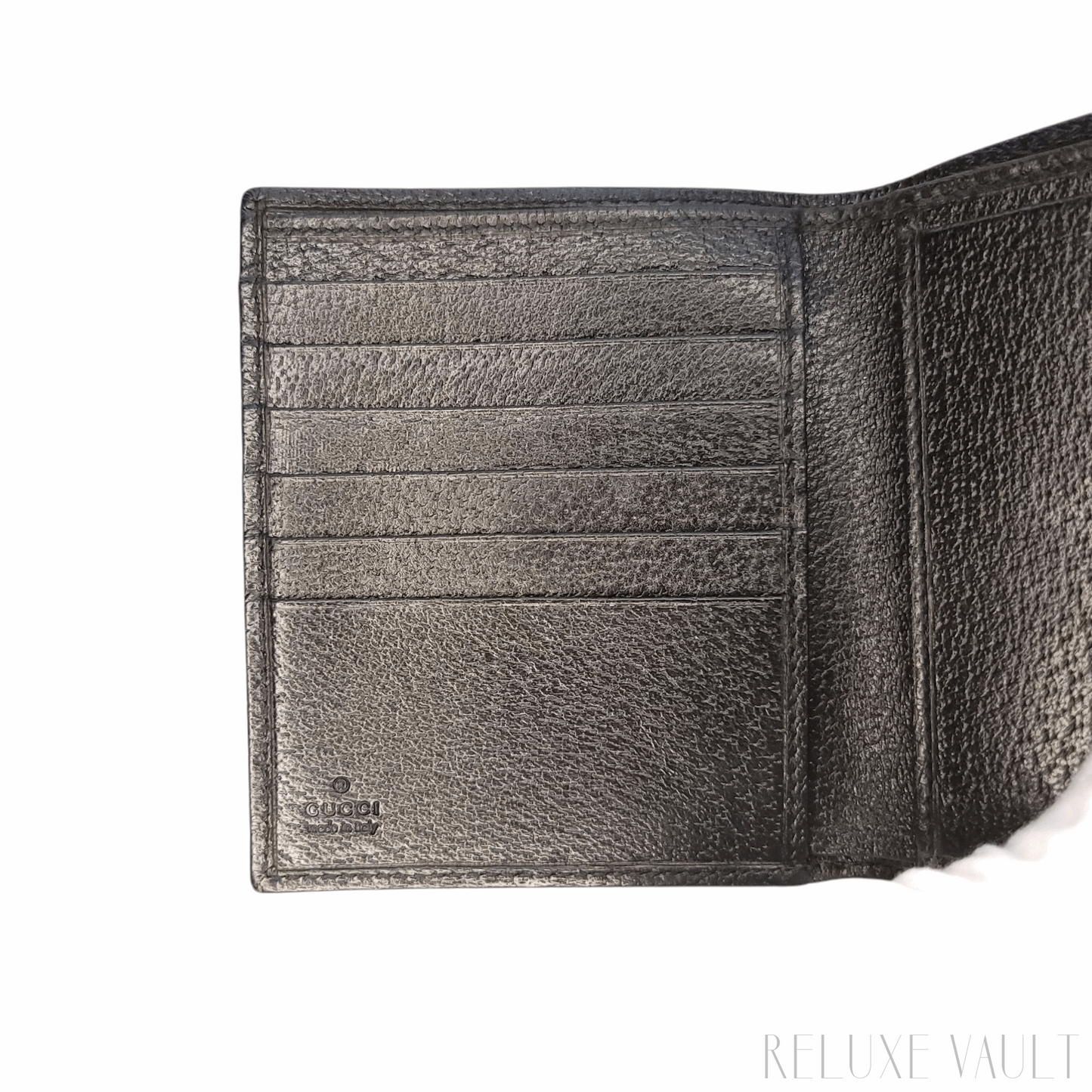 Black GG French Wallet