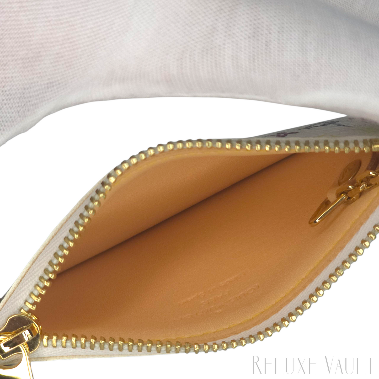 *Fantastic Condition* Multicolor Pochette Cles Coin Purse White-Louis Vuitton-Reluxe Vault