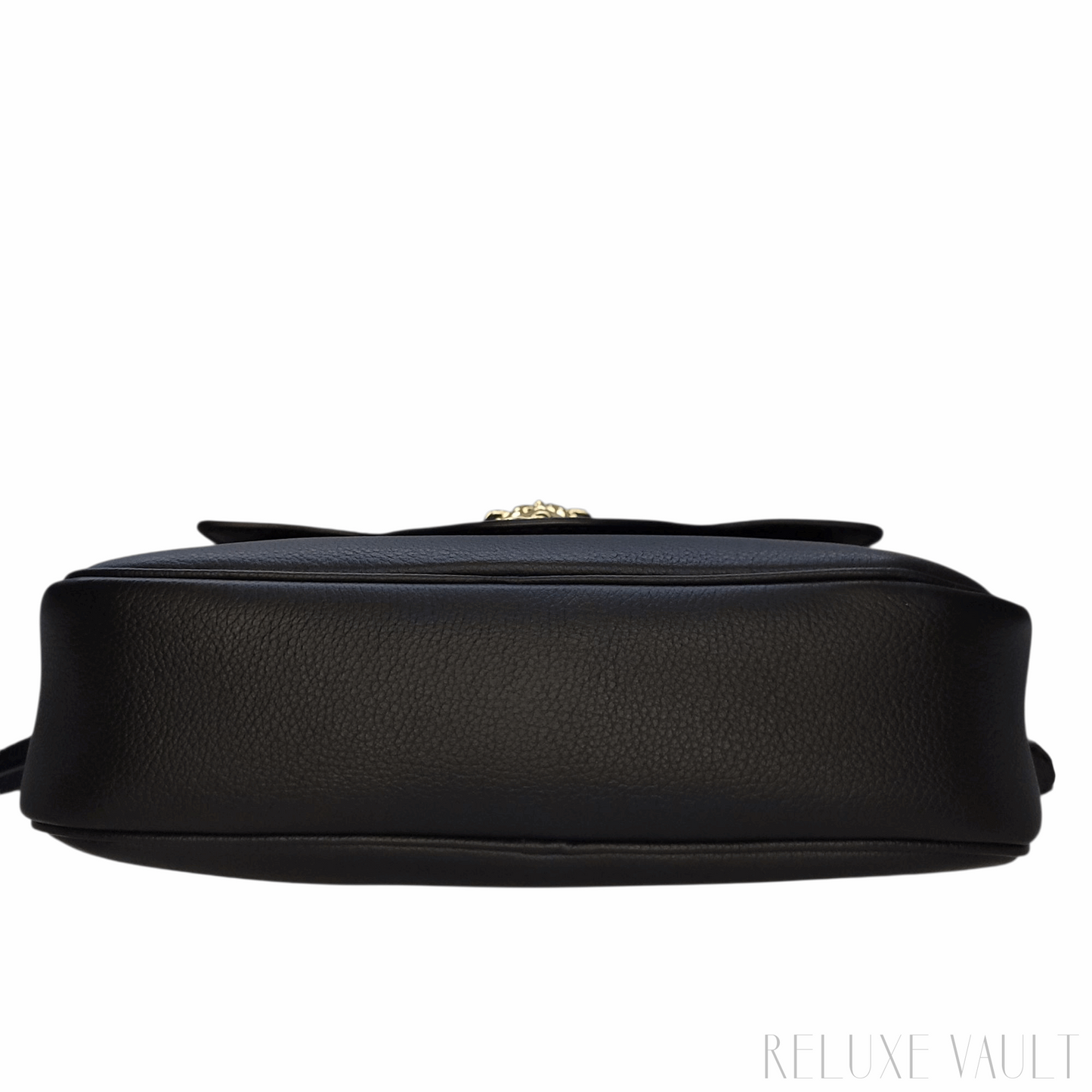 Medusa Leather "La Camera" Crossbody Bag