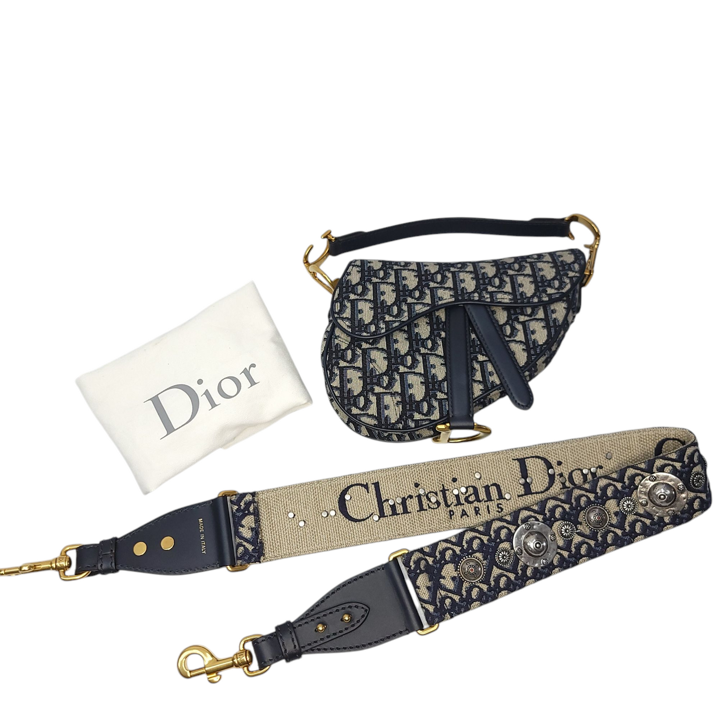 Mini Saddle bag with Studded Strap