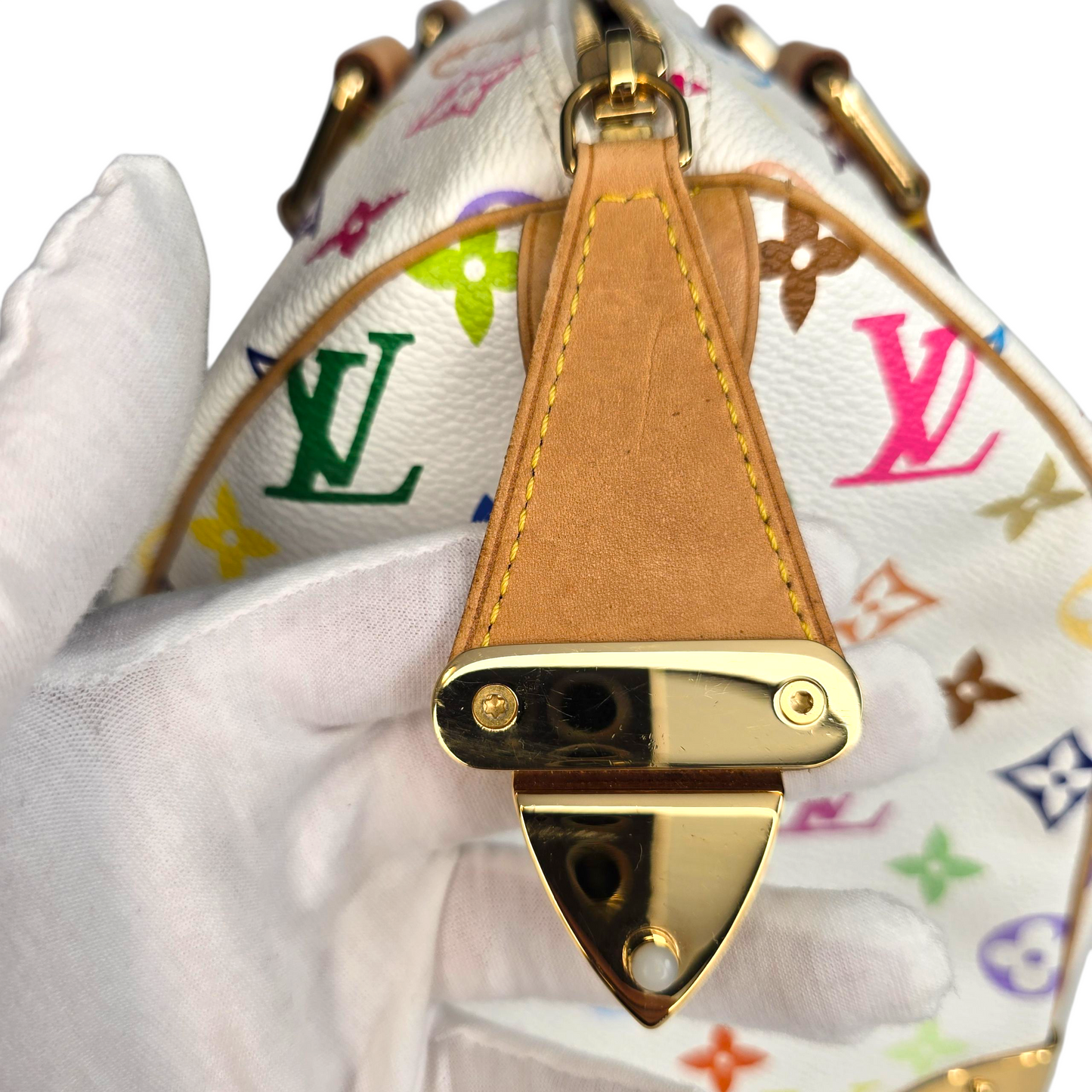 Y2K Speedy 30 Multicolor Monogram White-Louis Vuitton-Reluxe Vault