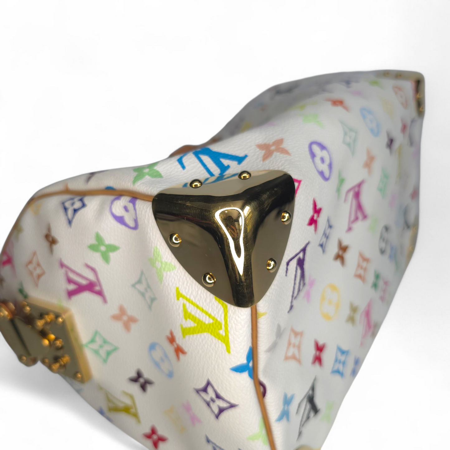 Y2K Speedy 30 Multicolor Monogram White-Louis Vuitton-Reluxe Vault