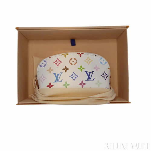 Load image 1 in gallery view. 2025 Louis Vuitton x Takashi Murakami Cosmetic Pouch PM