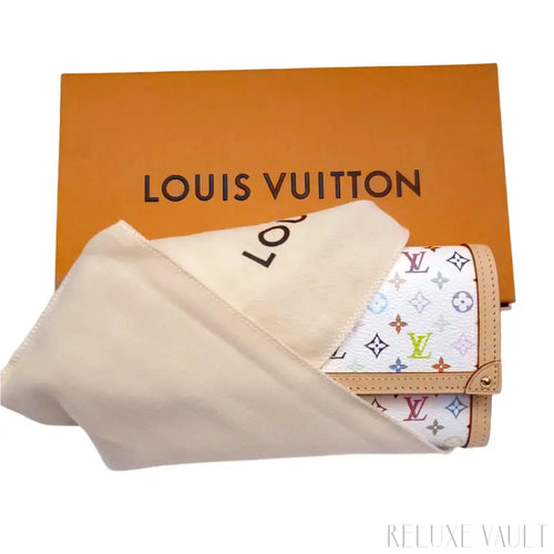 Load image 1 in gallery view. 2025 Louis Vuitton x Takashi Murakami multicolor Sarah Wallet