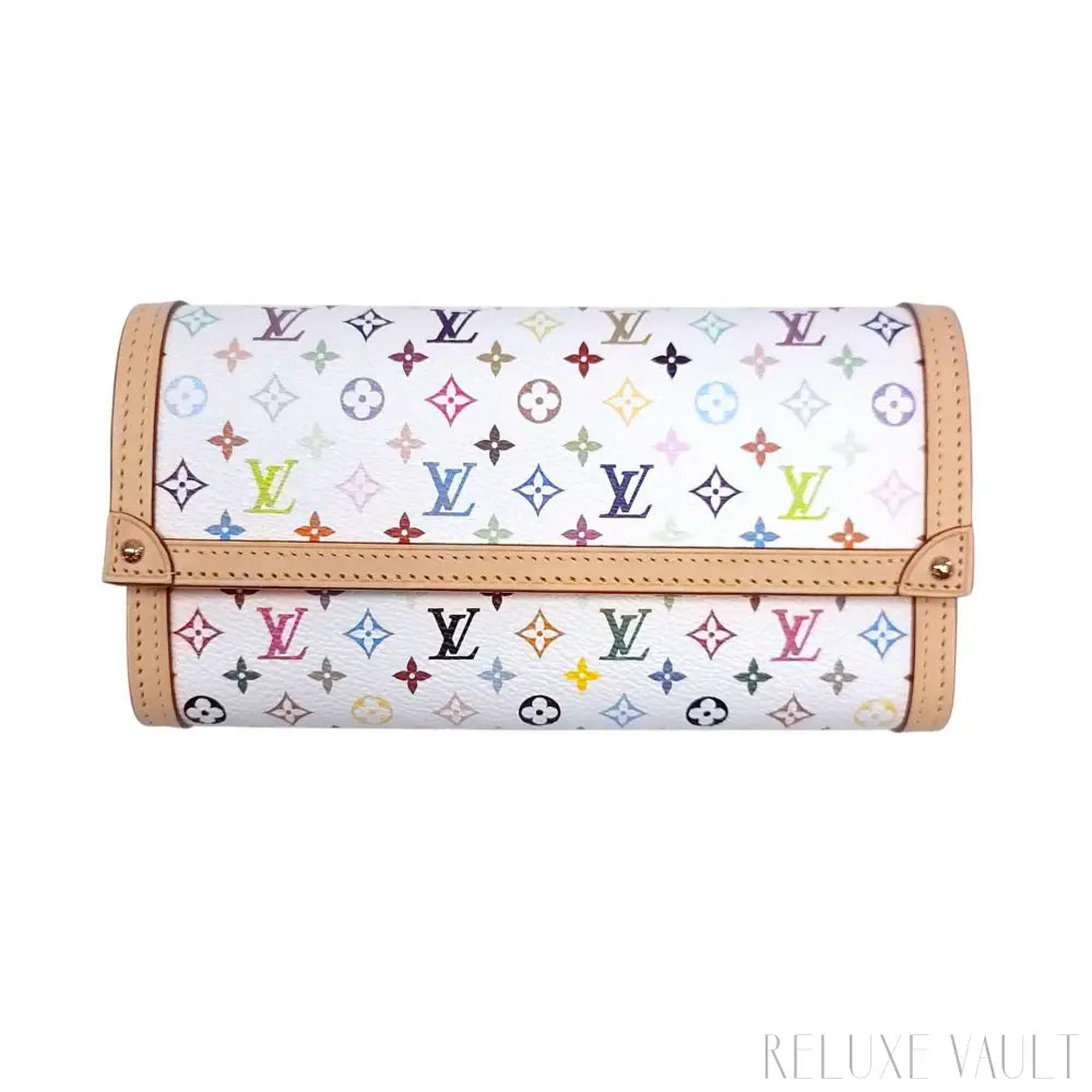 2025 Louis Vuitton x Takashi Murakami multicolor Sarah Wallet