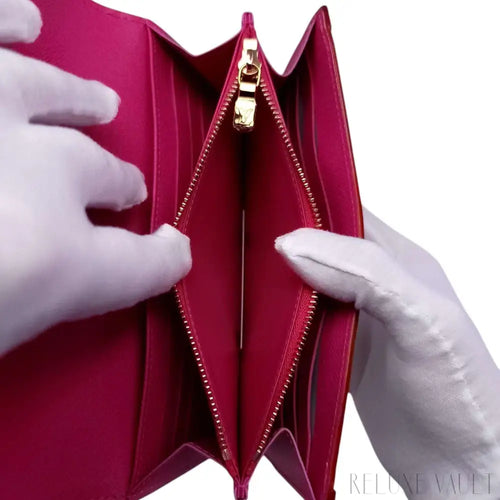 Load image 1 in gallery view. 2025 Louis Vuitton x Takashi Murakami multicolor Sarah Wallet