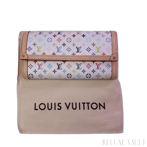 Load image 1 in gallery view. 2025 Louis Vuitton x Takashi Murakami multicolor Sarah Wallet