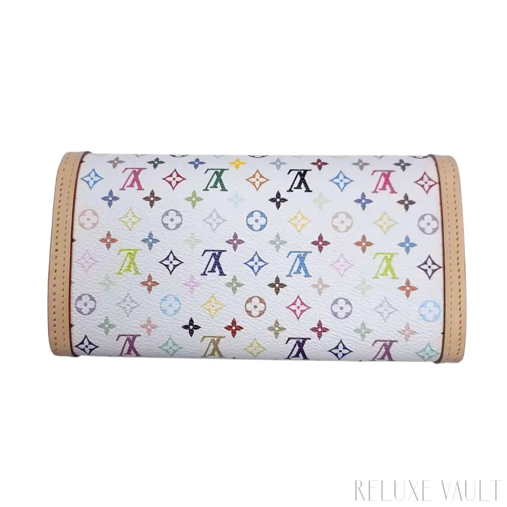 2025 Louis Vuitton x Takashi Murakami multicolor Sarah Wallet
