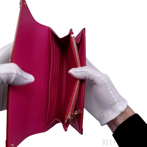 Load image 1 in gallery view. 2025 Louis Vuitton x Takashi Murakami multicolor Sarah Wallet