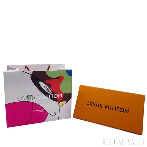 Load image 1 in gallery view. 2025 Louis Vuitton x Takashi Murakami multicolor Sarah Wallet