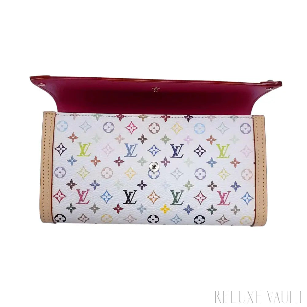2025 Louis Vuitton x Takashi Murakami multicolor Sarah Wallet