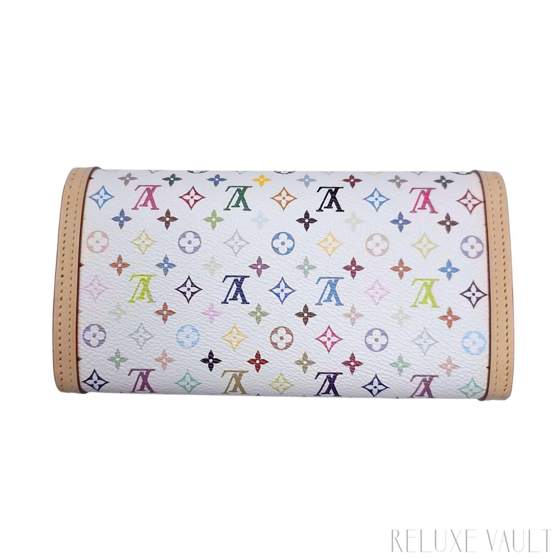 2025 Louis Vuitton x Takashi Murakami multicolor Sarah Wallet