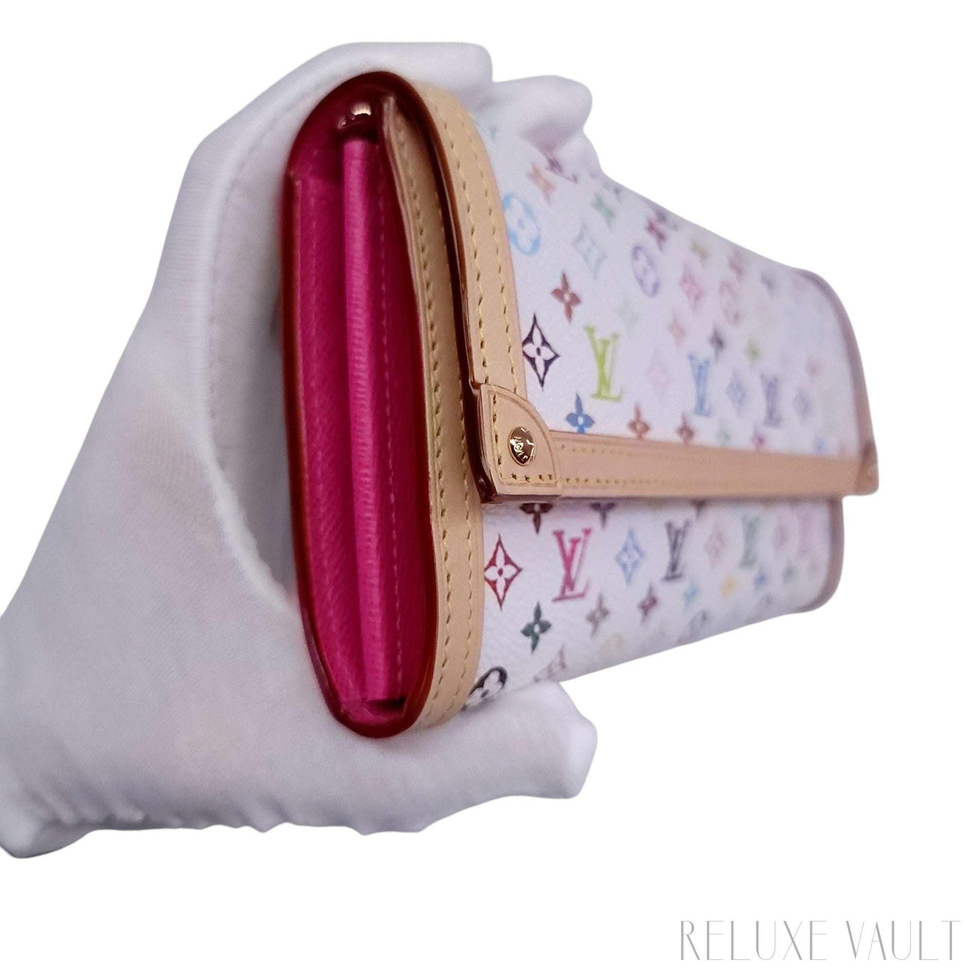 2025 Louis Vuitton x Takashi Murakami multicolor Sarah Wallet
