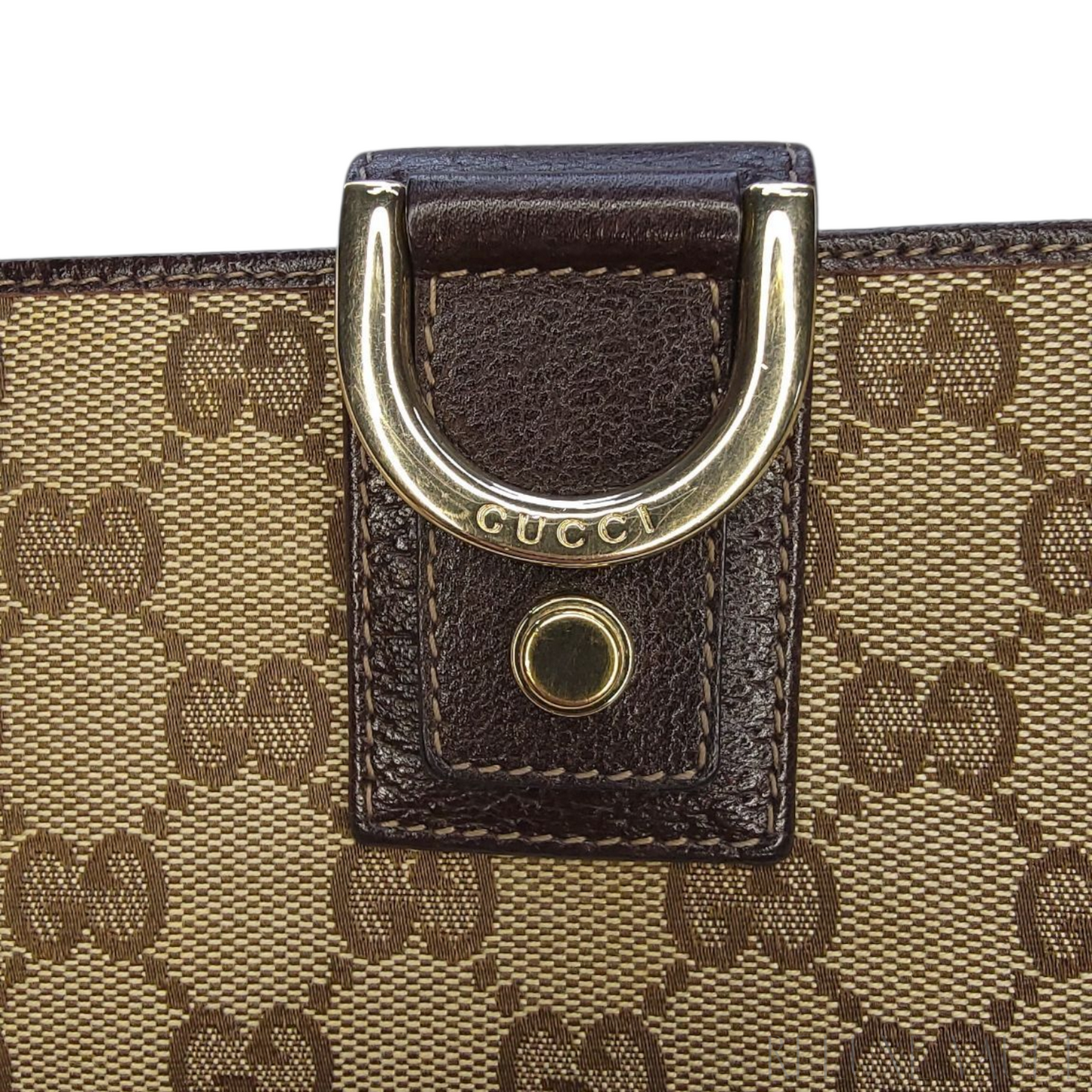 Abbey GG Canvas Continental Wallet