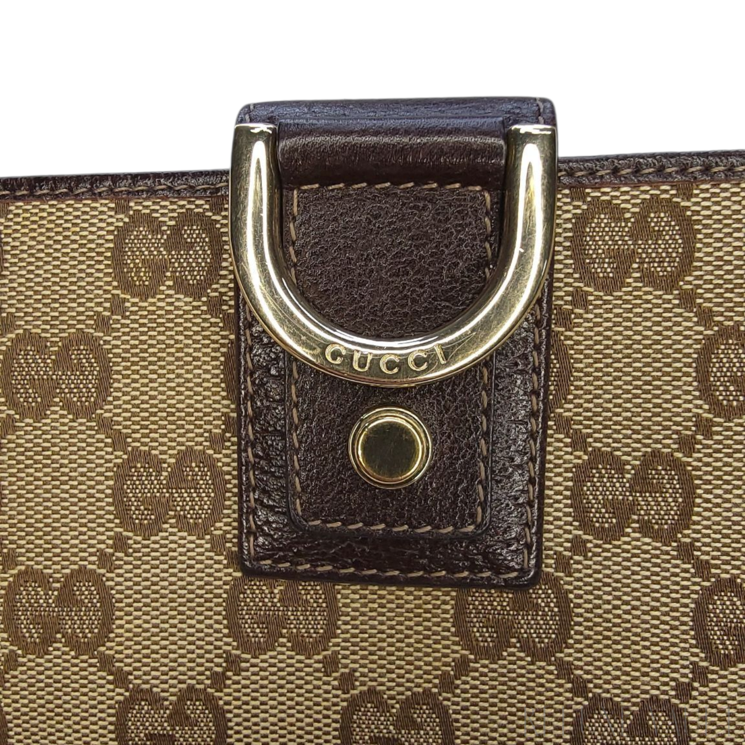 Abbey GG Canvas Continental Wallet
