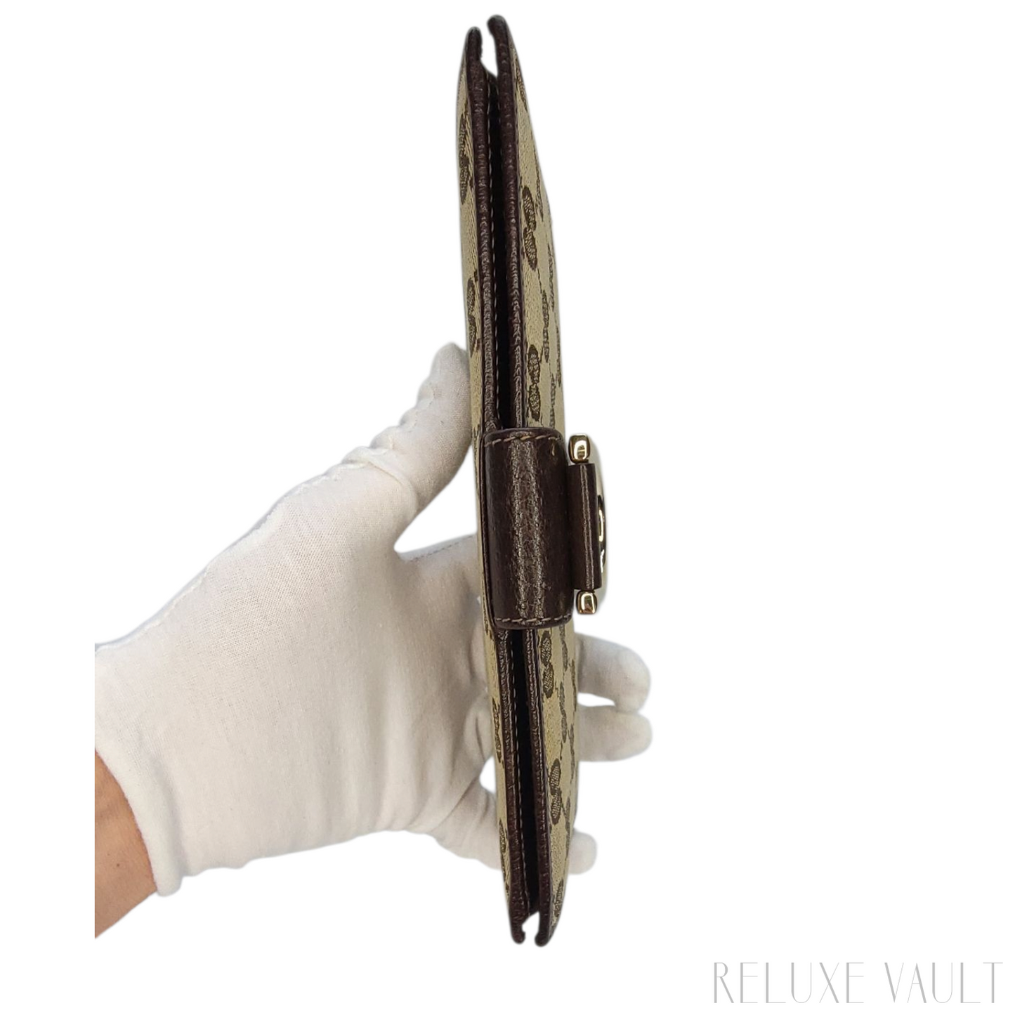 Abbey GG Canvas Continental Wallet