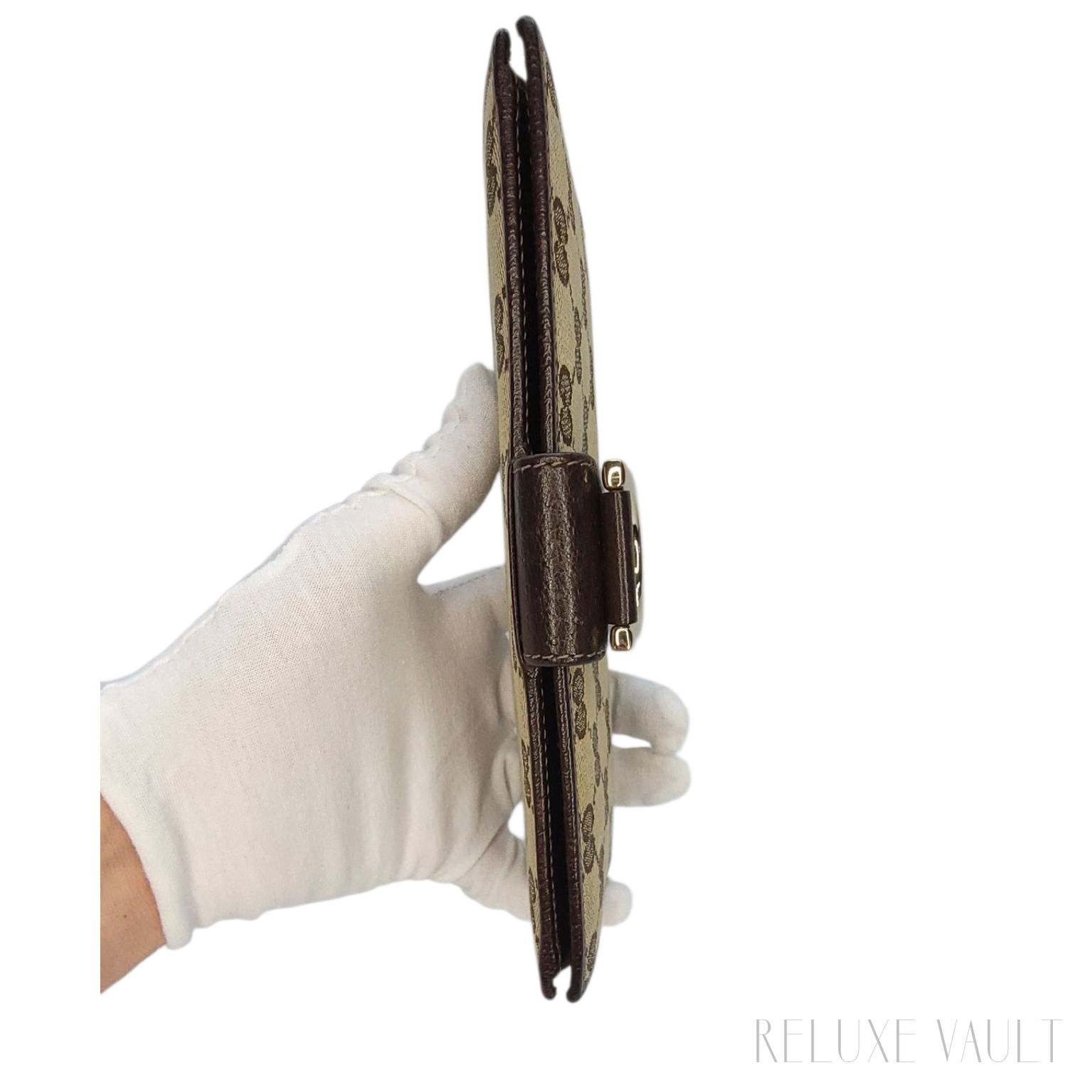 Abbey GG Canvas Continental Wallet