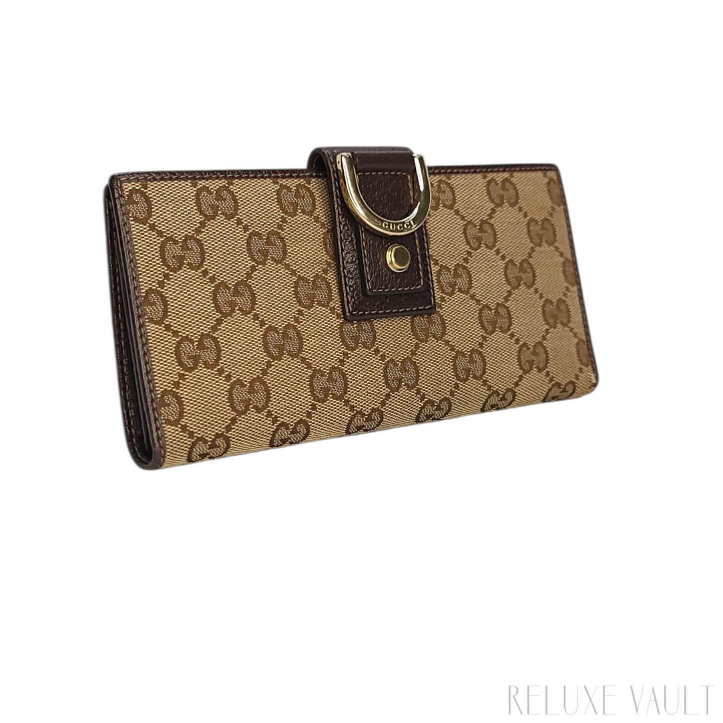 Abbey GG Canvas Continental Wallet