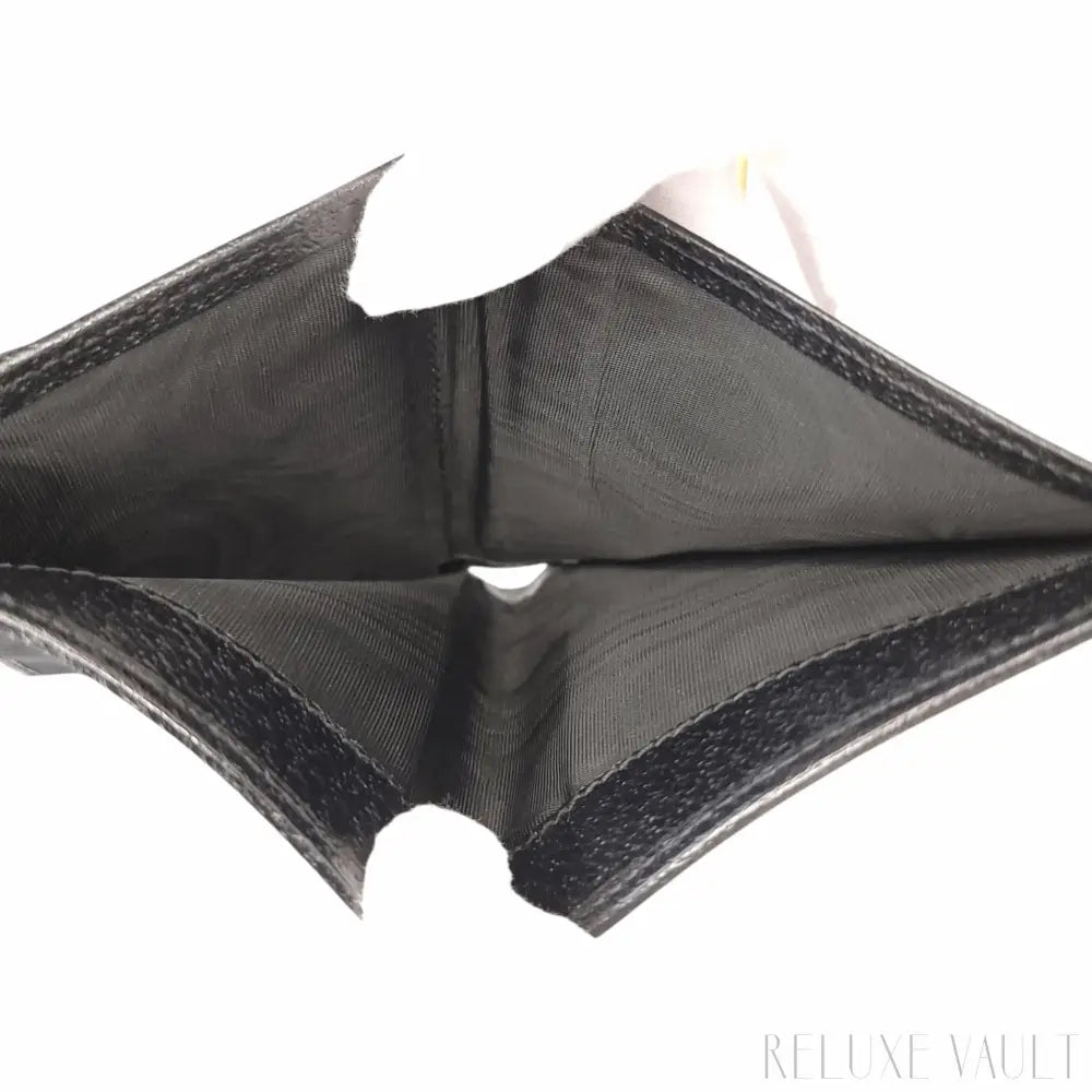Black GG French Wallet