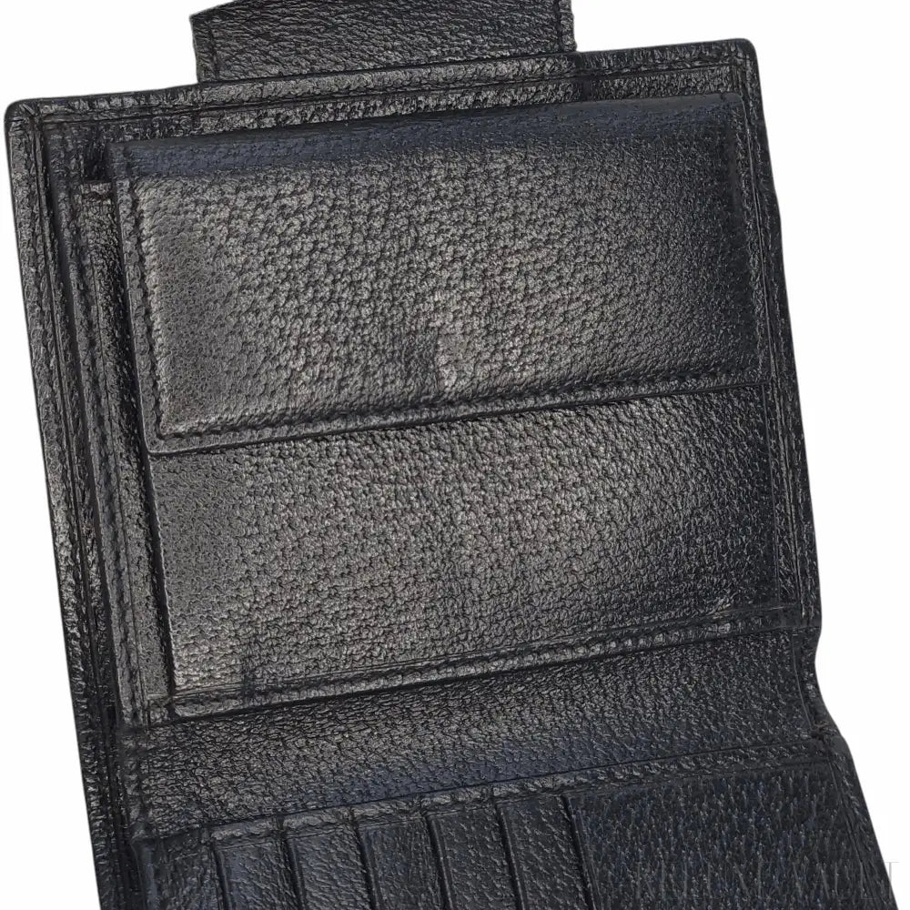 Black GG French Wallet