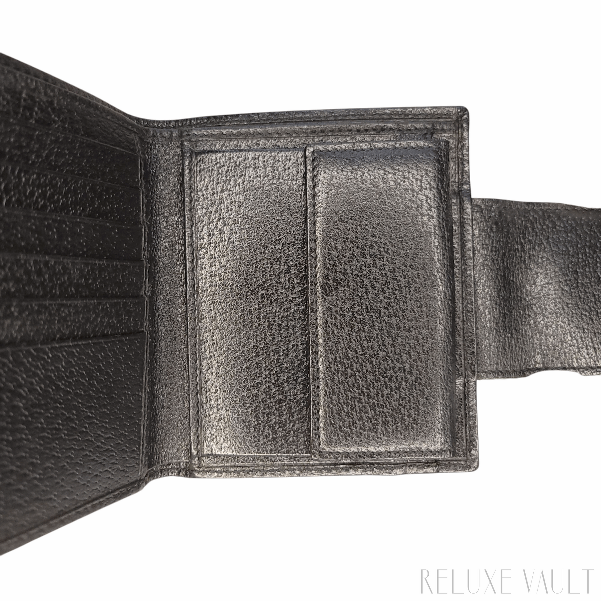 Black GG French Wallet