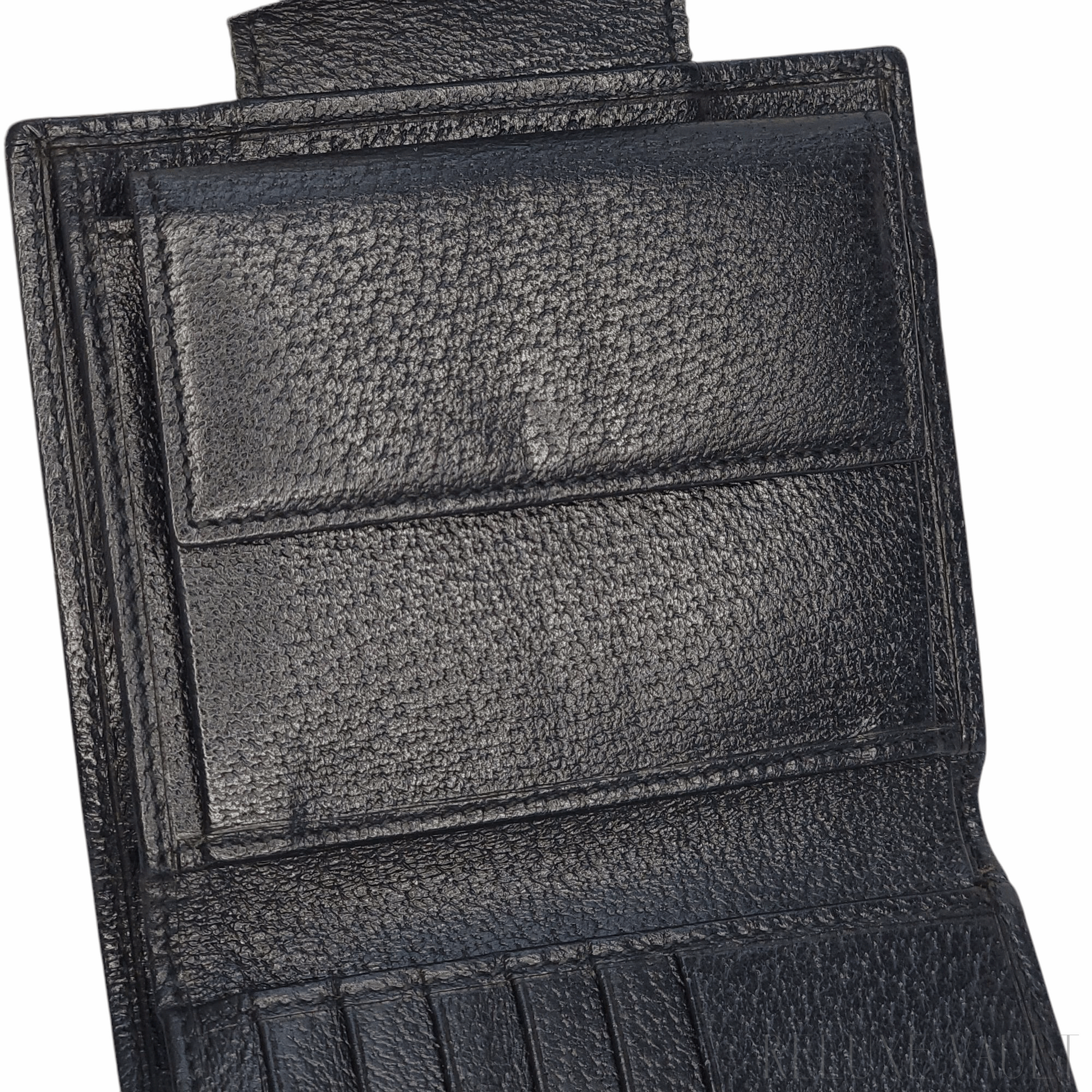 Black GG French Wallet