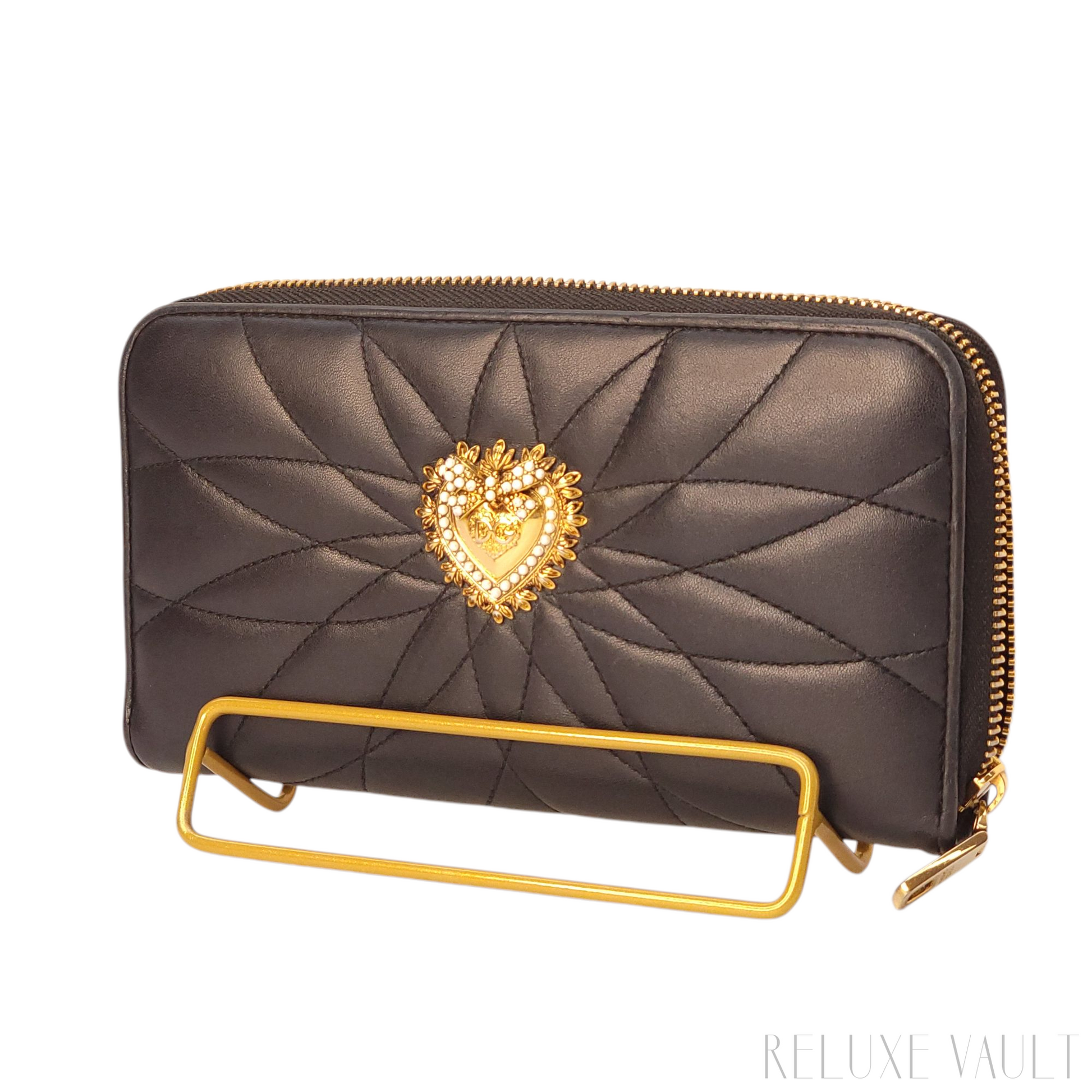関税送料無料【Dolce & Gabbana】DEVOTION ZIP-AROUND WALLET Devotion Zip-around wallet | Reluxe Vault