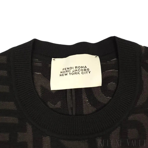 Load image 1 in gallery view. Fendi X Marc Jacobs Crewneck Sweater-Fendi-Reluxe Vault