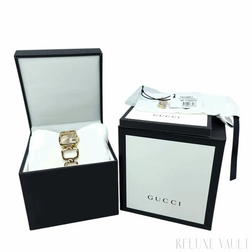 Load image 1 in gallery view. Gucci G-Collection Gold Watch