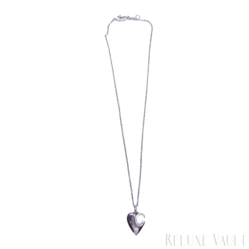 Load image 1 in gallery view. Gucci Heart Necklace 925