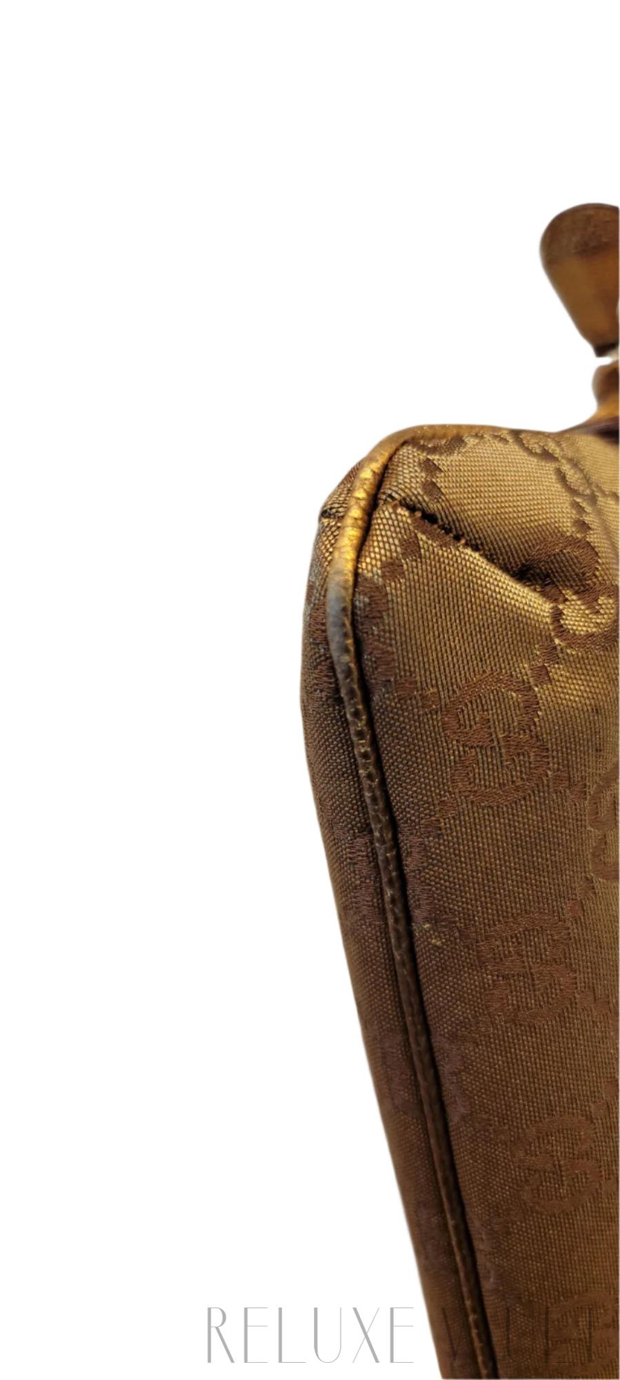 GG Canvas Charm Chain Pouch