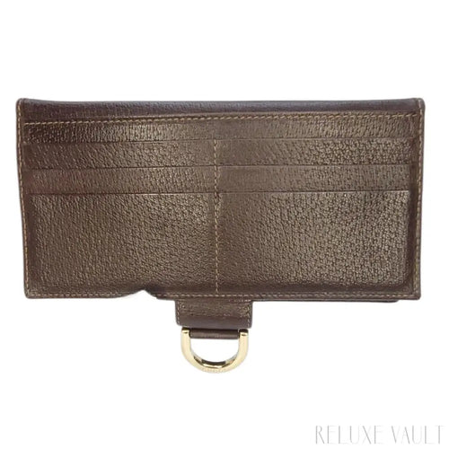 Load image 1 in gallery view. Abbey GG Canvas Continental Wallet