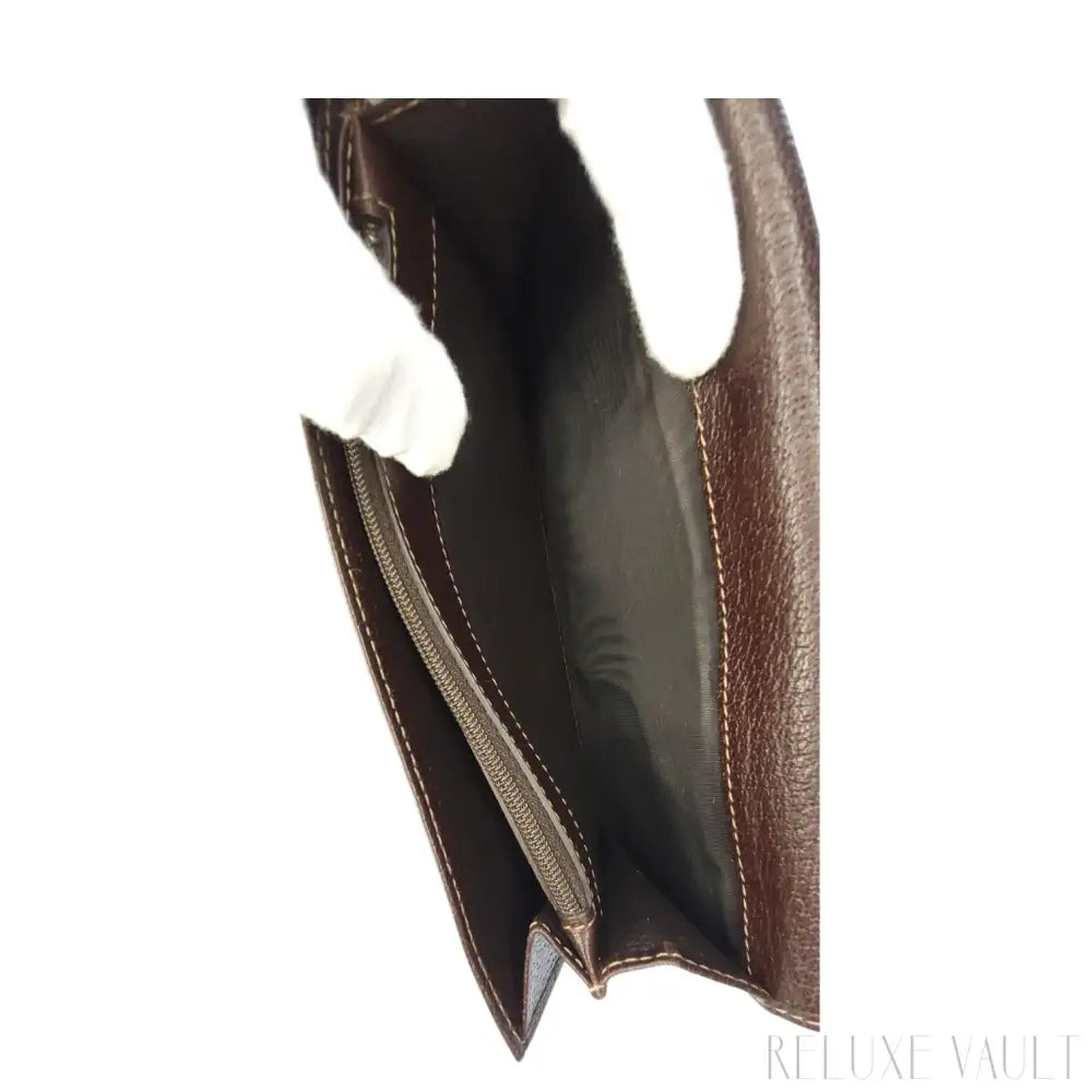 Abbey GG Canvas Continental Wallet