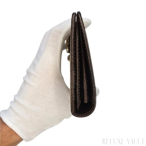 Load image 1 in gallery view. Abbey GG Canvas Continental Wallet