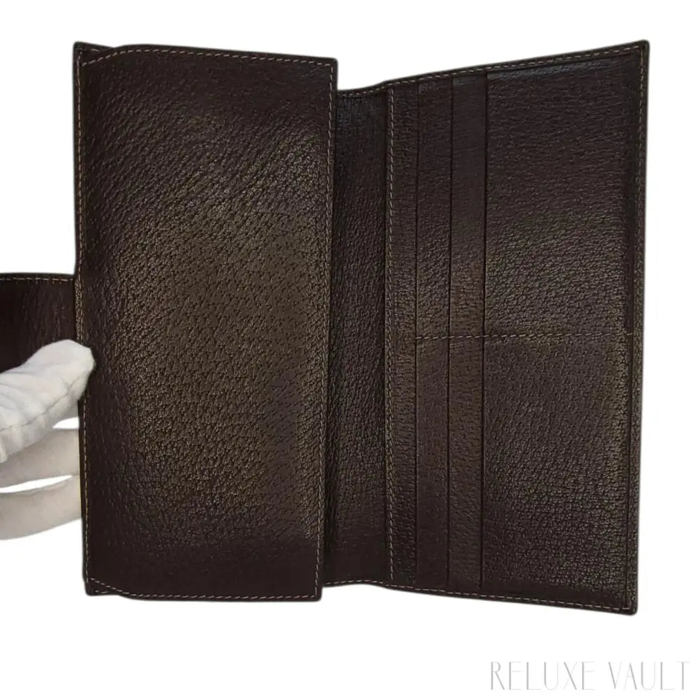 Abbey GG Canvas Continental Wallet