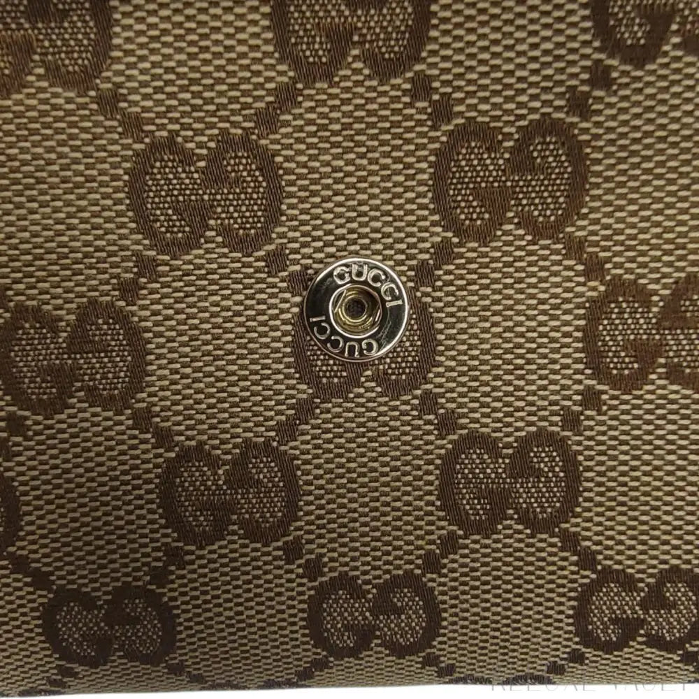 Abbey GG Canvas Continental Wallet