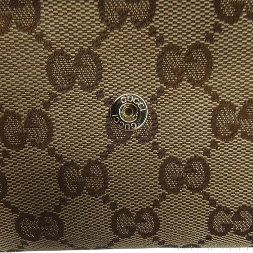 Load image 1 in gallery view. Abbey GG Canvas Continental Wallet