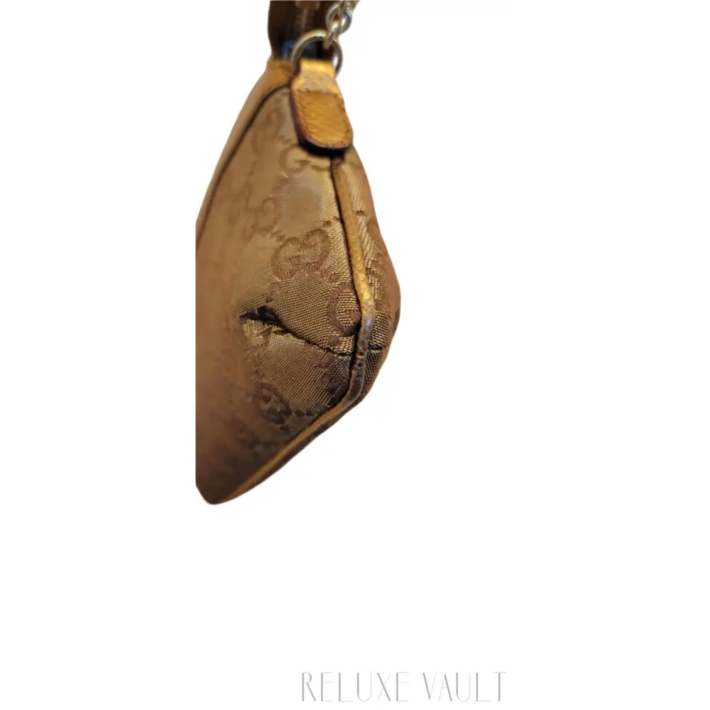 GG Canvas Charm Chain Pouch