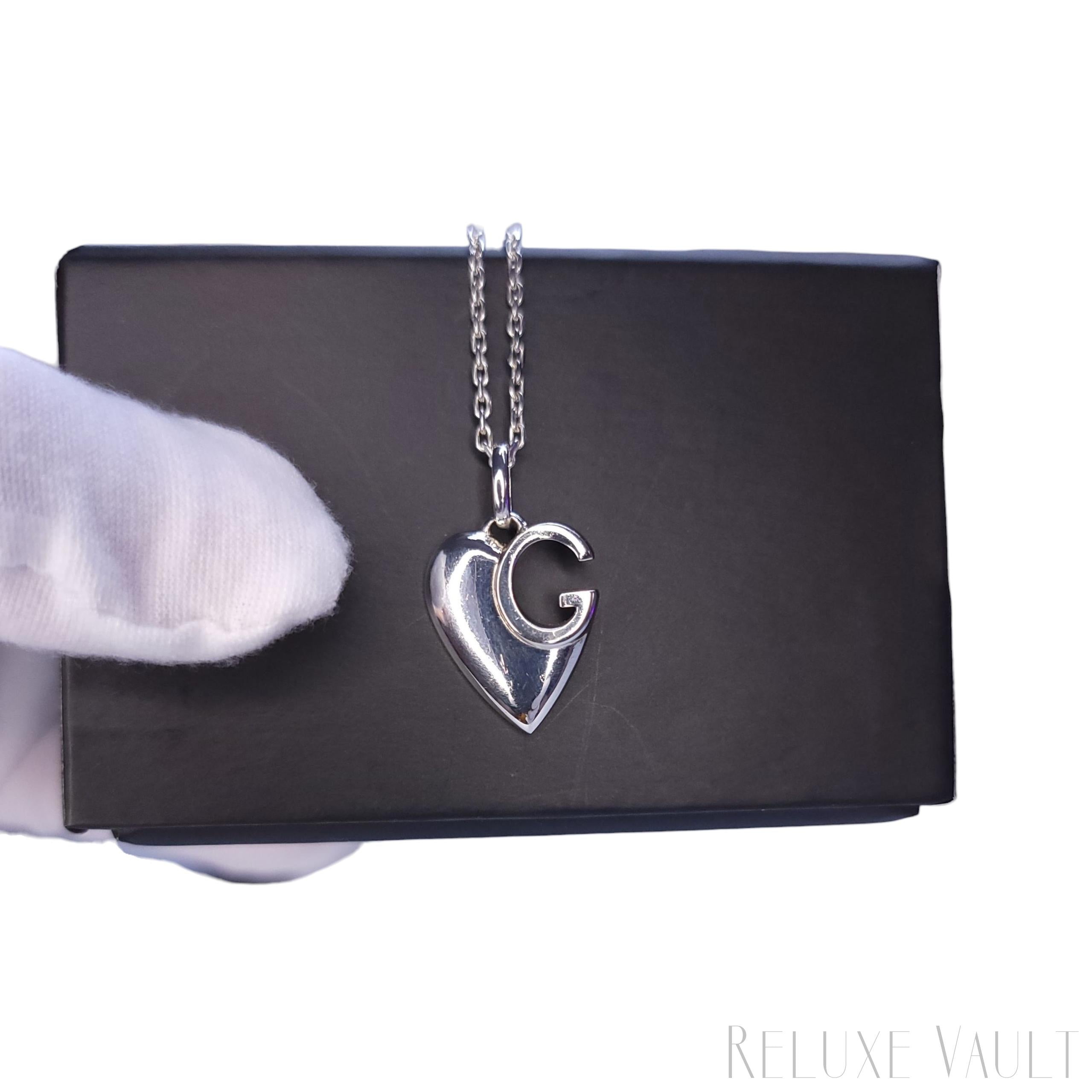 Gucci Heart Necklace 925
