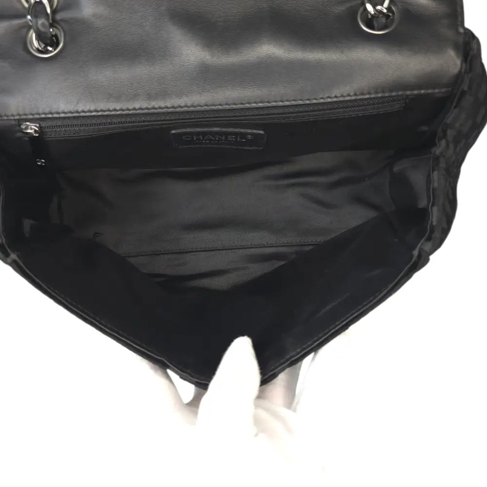 CC Velvet Checkered Flap Bag-Chanel-Reluxe Vault