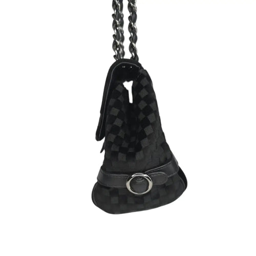 Load image 1 in gallery view. CC Velvet Checkered Flap Bag-Chanel-Reluxe Vault