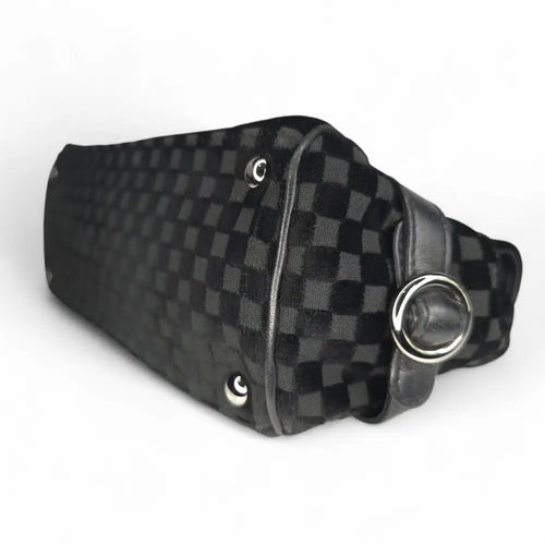 Load image 1 in gallery view. CC Velvet Checkered Flap Bag-Chanel-Reluxe Vault