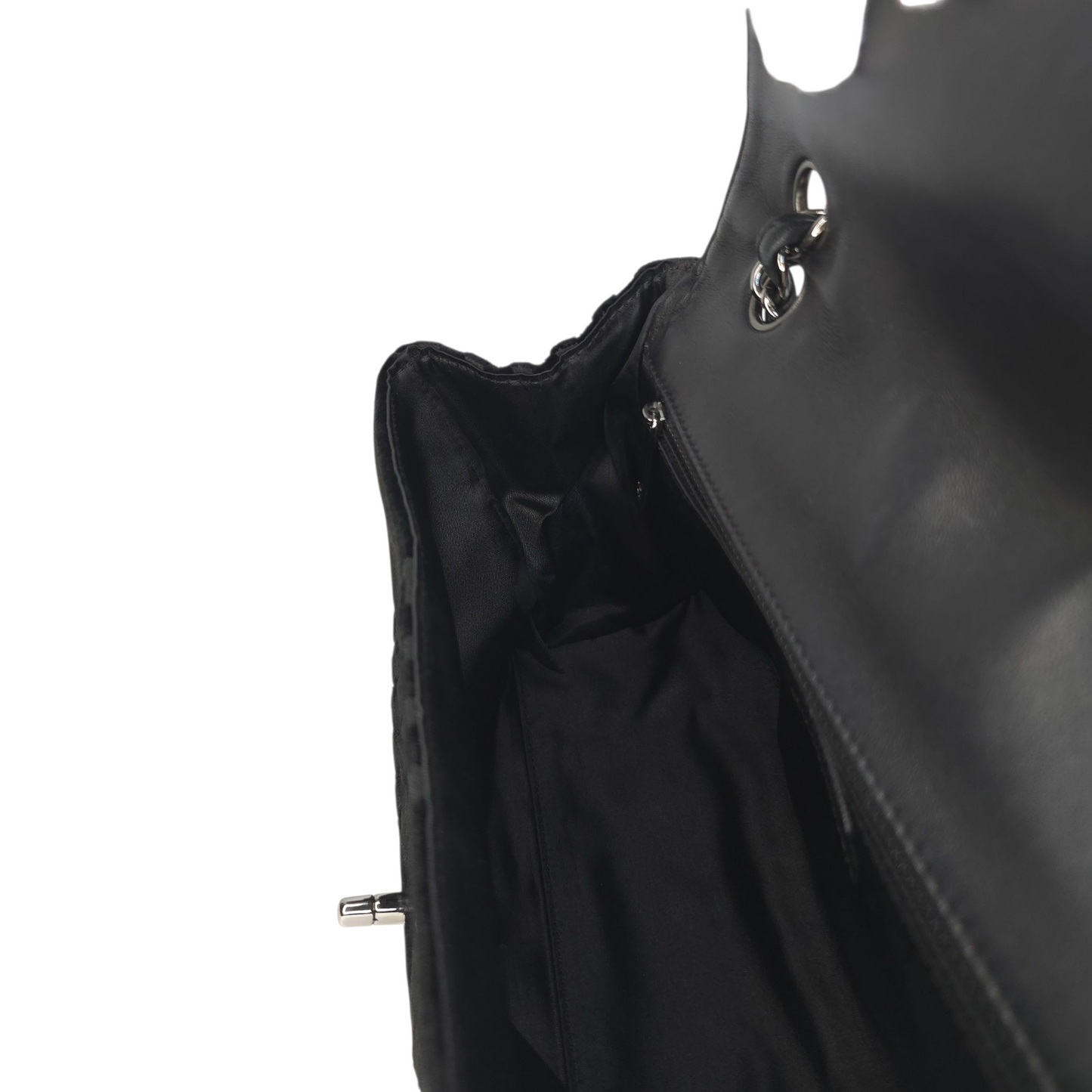 CC Velvet Checkered Flap Bag-Chanel-Reluxe Vault