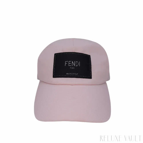 Load image 1 in gallery view. Fendi logo-patch Baseball Cap