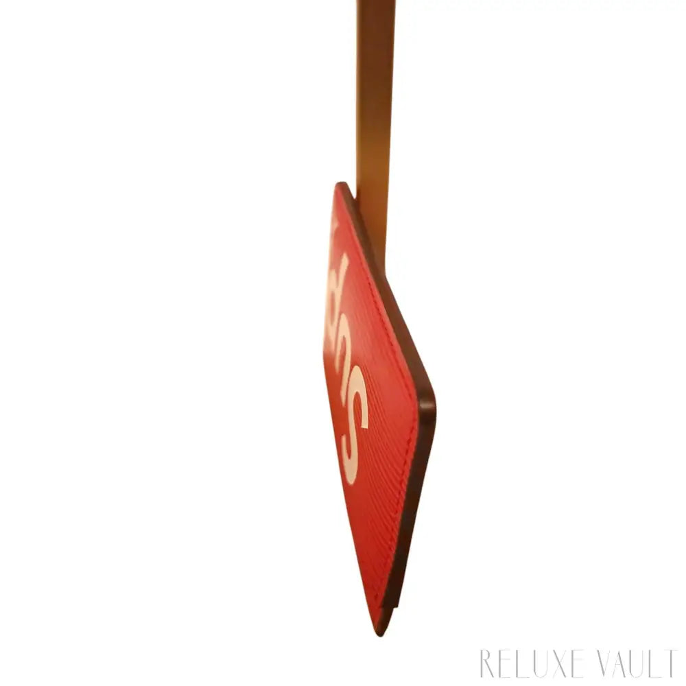 Louis Vuitton x Supreme Epi Porte Carte Card Holder Case