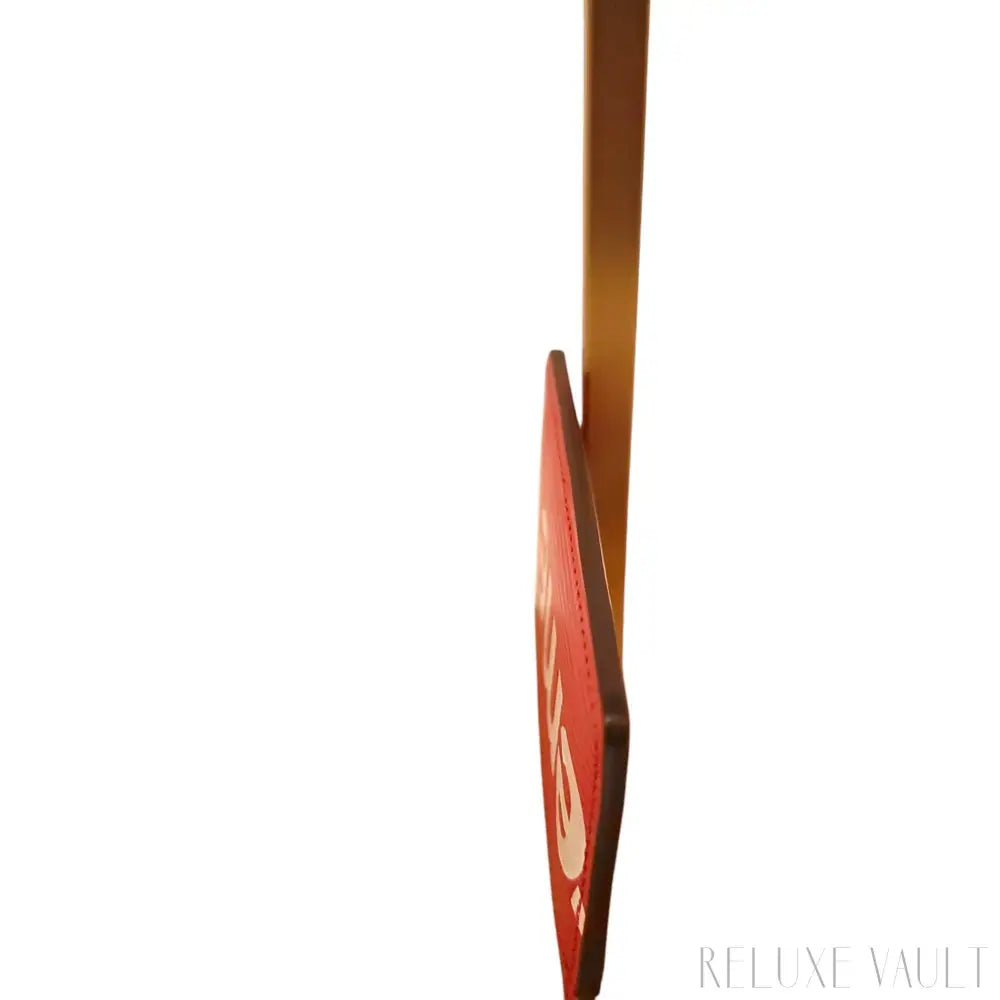 Louis Vuitton x Supreme Epi Porte Carte Card Holder Case