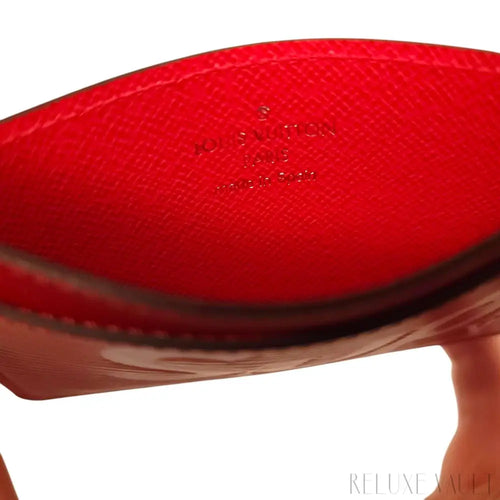 Load image 1 in gallery view. Louis Vuitton x Supreme Epi Porte Carte Card Holder Case