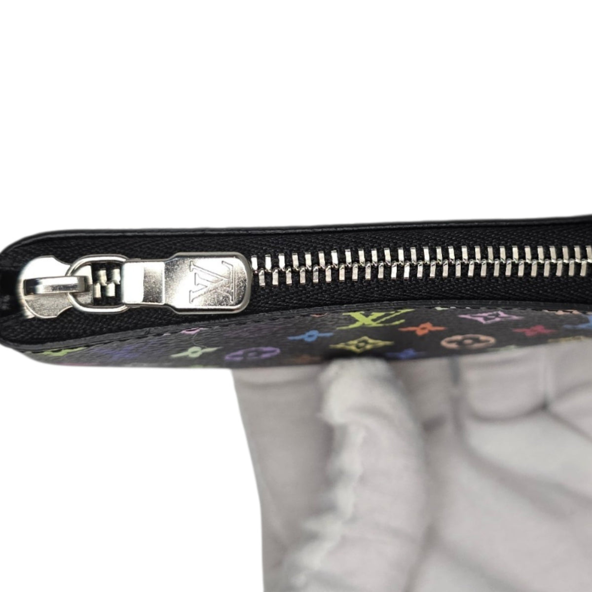 LV X TM Multicolor Coin Purse Black